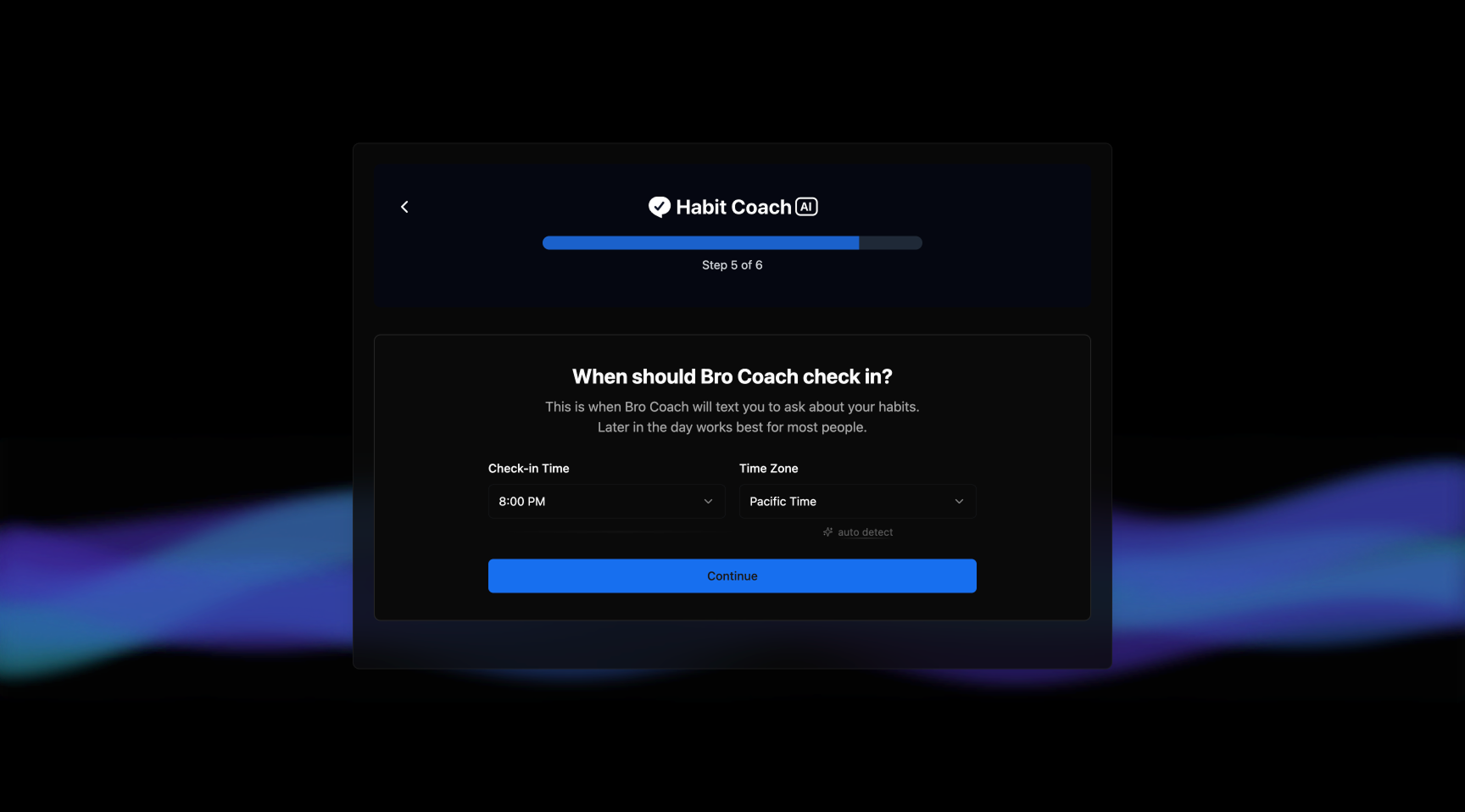 Early flow screen 5